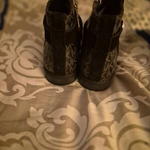 Michael Kors Kids Black and Gray Boots